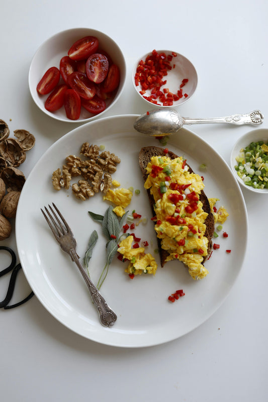 Huevos Revueltos Cremosos